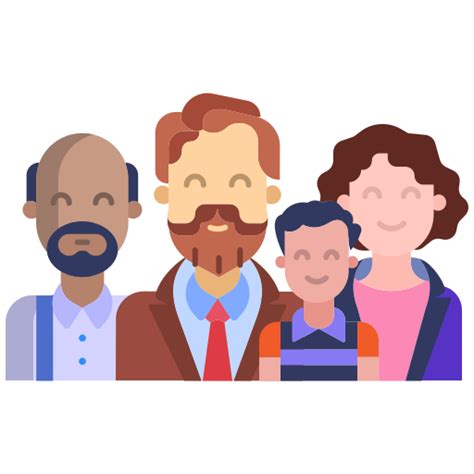 Icono De Familia Icongeek26 Flat