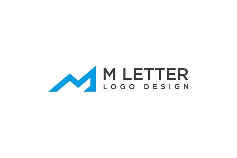 Letter M Logo Design | Illustrator Templates ~ Creative Market