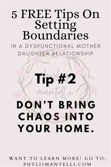 Tip 2 On Boundaries For Dysfunctional Mother Daughter Relationships Mother Daughter