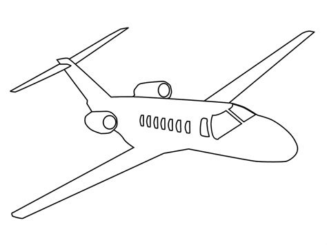 Coloriage Avion Dessins Imprimer