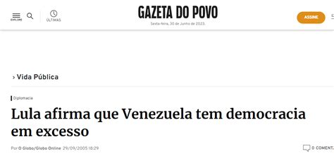 Raphaël Lima on Twitter Desde que Chavez começou o processo de