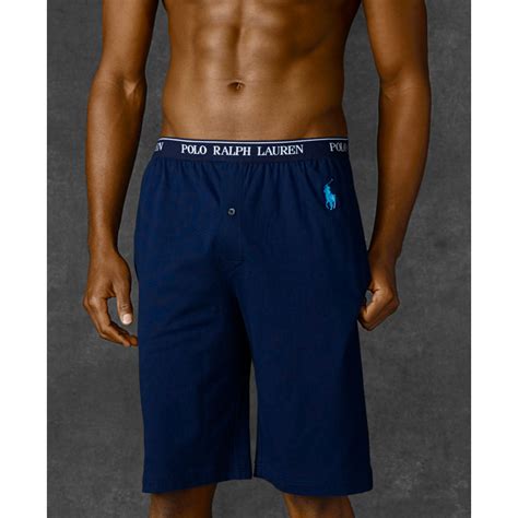 Ralph Lauren Polo Mens Sleep Shorts In Blue For Men Cruise Navy Lyst