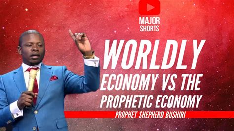 Worldly Economy Vs The Prophetic Economy Prophet Shepherd Bushiri Diplomatic Service 29 08