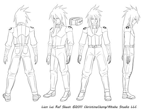 Character Sheet Drawing Reference Blueprints