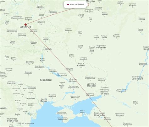 Flights From Kutaisi To Moscow Kut To Vko Flight Routes