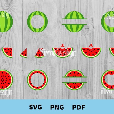 Watermelon Svg Etsy