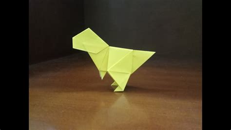 How To Make A Paper Origami Dinosaur T Rex Easy Youtube