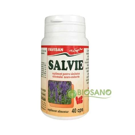 Salvie 40 Cp Favisan Pret 1560 Lei Biosanoro