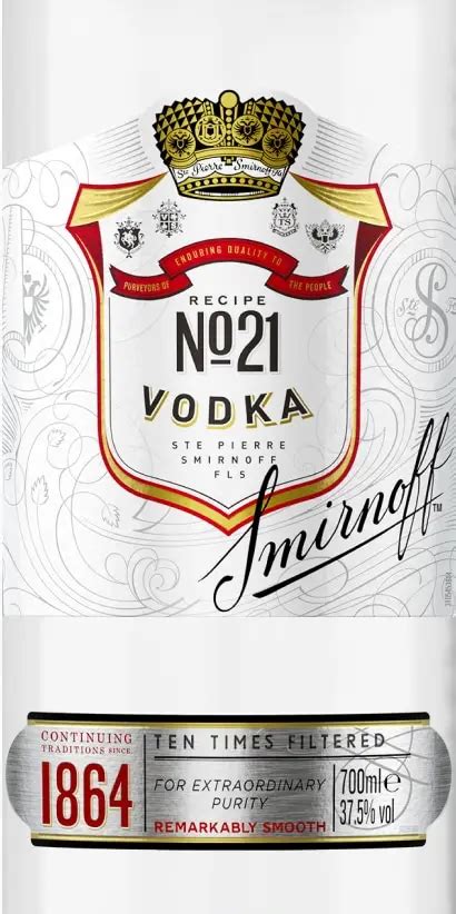 Smirnoff No Red Label Vodka Merci Winery