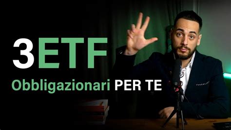 3 ETF Obbligazionari PER TE Portafoglio Smart YouTube