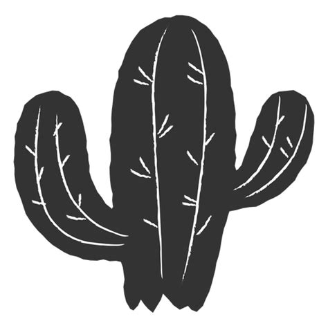 Black Cactus Cut Out Transparent Png Svg Vector File