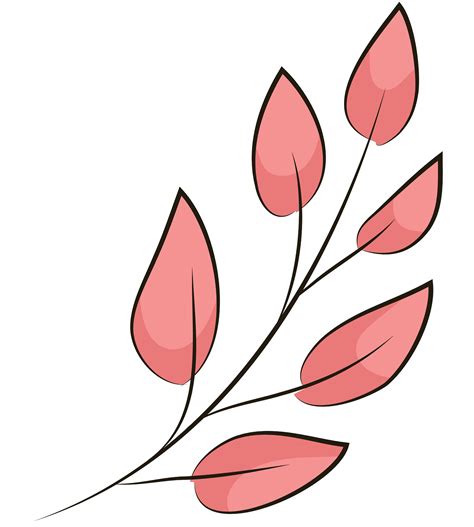 Pink Leaves Png Images Pngwing Clip Art Library