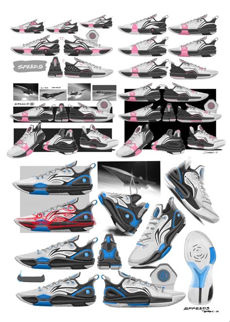 Sneakers Sketch Baskets Shoe Sketches Badminton Product Design