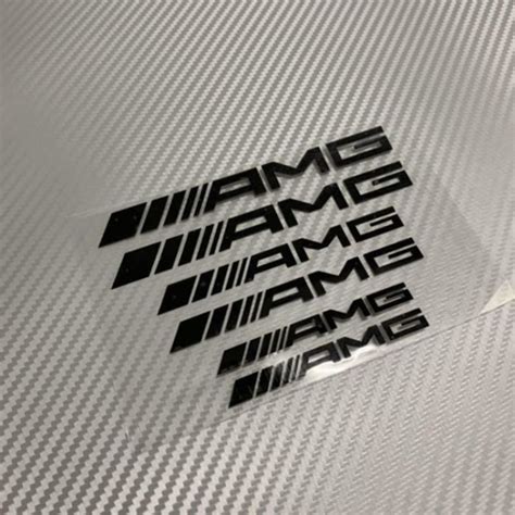 6 pièces Stickers Autocollant Etrier De Frein pour AMG Cdiscount Auto