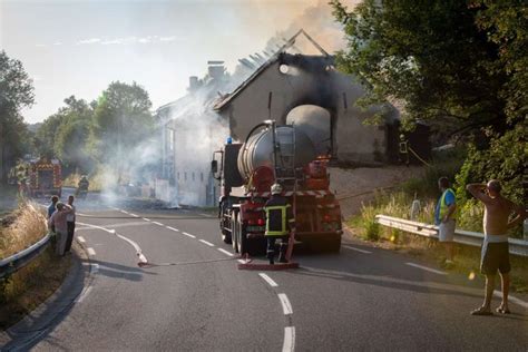 Cantal La RN122 fermée à Sansac de Marmiesse jusqu à nouvel ordre