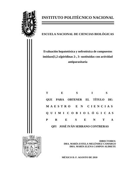 Pdf Instituto Polit Cnico Nacional Escuela Nacional