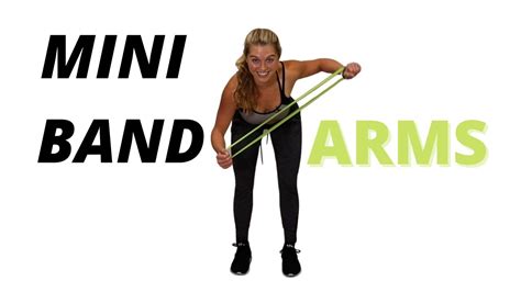 40 Minute Mini Resistance Band Upper Body Workout Pilates Arms YouTube