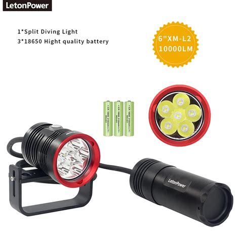 Letonpower Canister Dive Lamp Technical Diving Highlighted