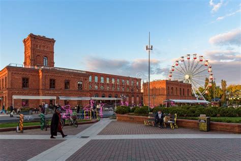 Inner Square Of Manufaktura In Lodz In Poland Editorial Stock Image