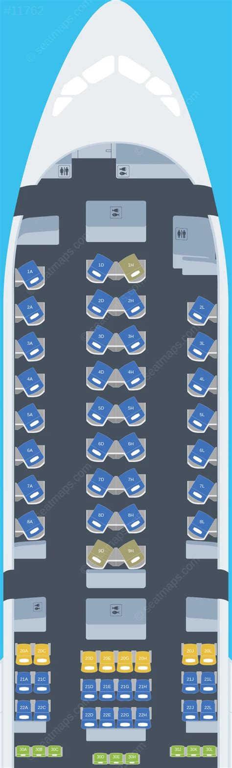 ITA Airways Airbus A350 Seat Map - Updated 2024. Find the best seat ...