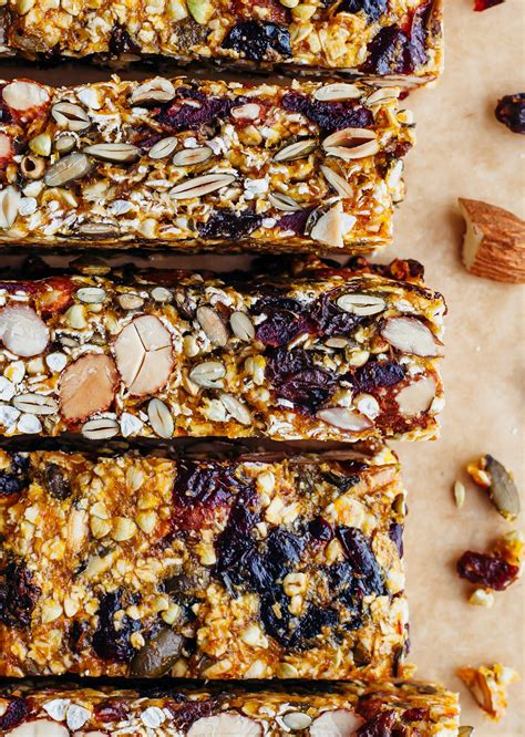 Homemade Energy Bars So Vegan