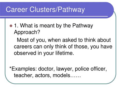 Ppt Career Clusters Powerpoint Presentation Free Download Id 1765779