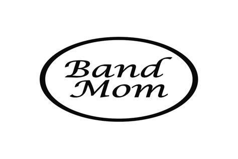 Band Mom Vinyl Decal 0002 Etsy