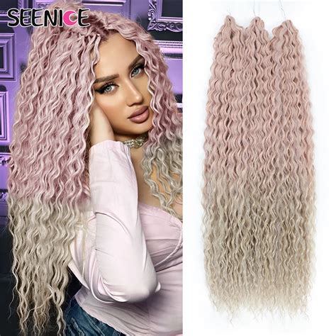 African Curls Synthetic Ariel Water Wave Twist Crochet Hair Braid Afro