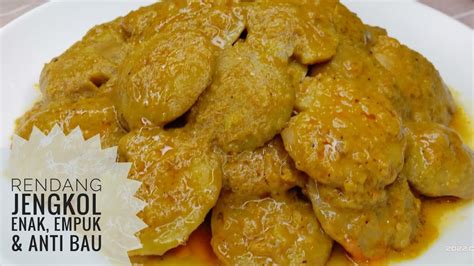 Resep Rendang Jengkol Enak Empuk Anti Bau Youtube