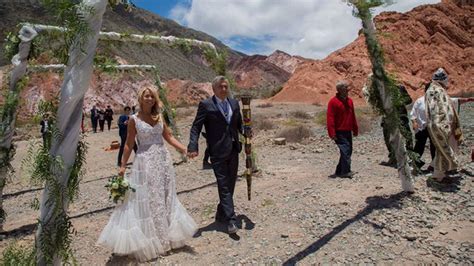 Las Mejores Fotos Del Casamiento Andino De Gerardo Morales Y La