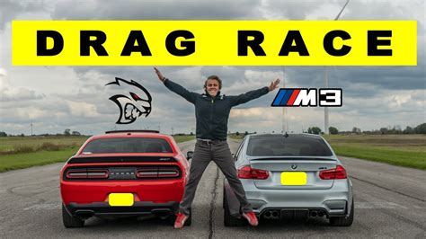 Tuned BMW F80 M3 Vs Dodge Challenger Hellcat The Tables Turn Soon