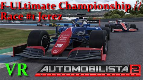 Automobilista 2 Vr Championship Formula Ultimate 2019 Race 1