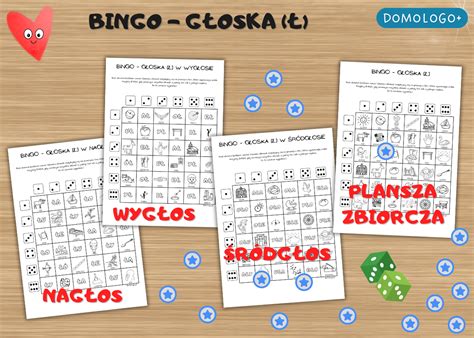 BINGO logopedyczne głoska ł Domologo pl