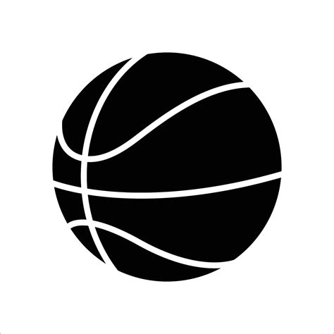 basketball icon vector design template simple and clean 8652295 Vector ...