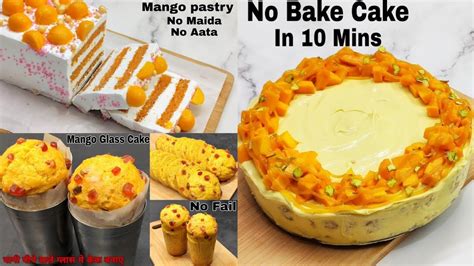 3 Easy N Super Delicious Mango Cake Recipes Without Ovenmango Glass