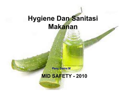 Hygiene Dan Sanitasi Makanan Ppt