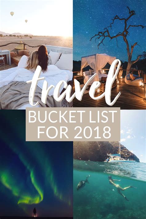 Travel Bucket List For 2018 Packing Tips For Travel Travel Goals Travel Essentials Travel