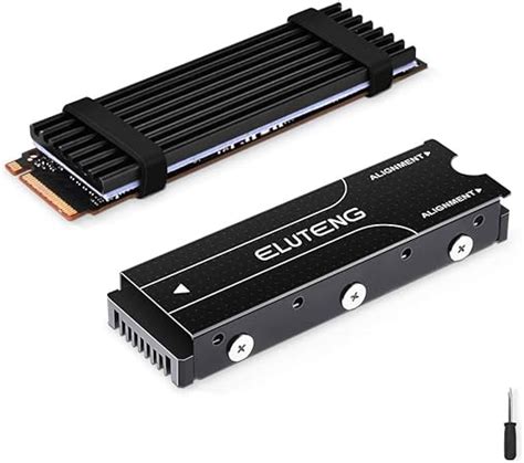 ELUTENG M2 SSD Kühlkörper PS5 2 Packs Doppelseitiger M 2 Kühler für