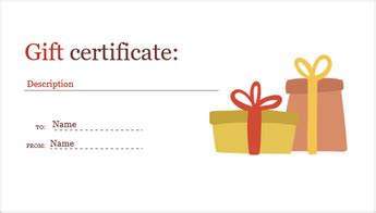 Plantillas De Certificado De Regalo De Navidad Gratis Para Word