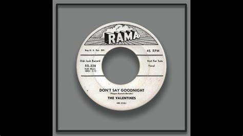 Dont Say Goodnight By The Valentines Gus Gossert Tribute Youtube