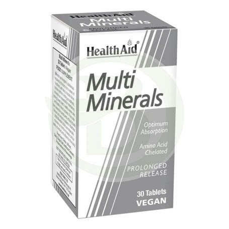 Multiminerales HEALTH AID Bioherbolario