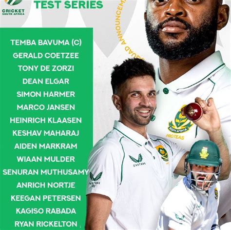 Proteas test squad for West Indies series 2023 | Shukri Conrad first ...