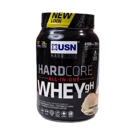 Hardcore Whey Gh Usn Kg Vanille Whey Prot Ine Cr Atine