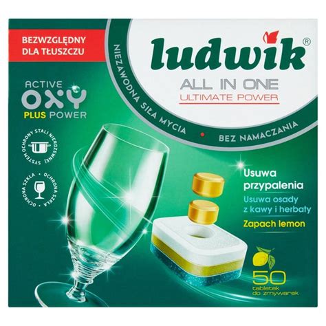 Ludwik All In One Lemon Tabletki Do Zmywarek G Sztuk