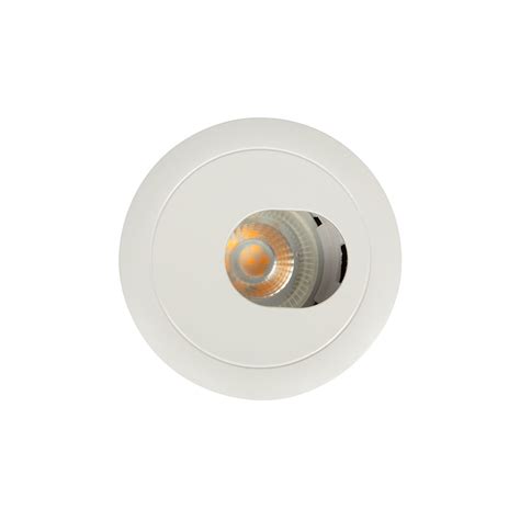 Luminaria Downlight Redonda Para Empotrar En Techo Dirigible Color