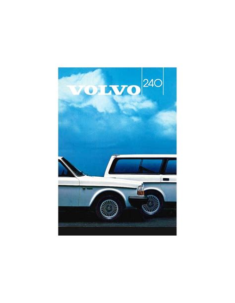 1984 VOLVO 240 PROSPEKT NIEDERLÄNDISCH