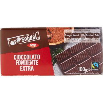 Tavoletta Cioccolato Extra Fondente COOP SOLIDAL Coop Shop