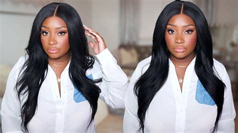 Beginner Friendly Yaki Straight Glueless Full Frontal Wig Install Ft My