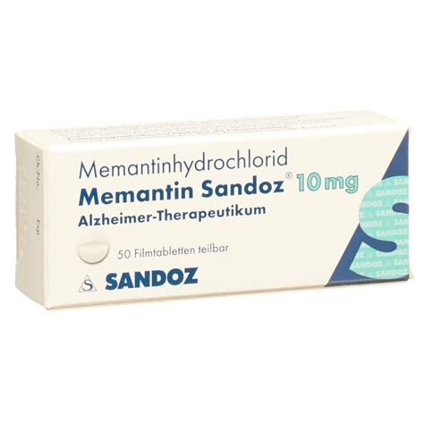 Memantine Sandoz Filmtabl Mg Blist Stk Online Bestellen