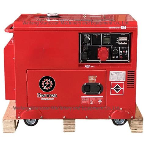 5kVA 5kw Portable Silent Diesel Generator for Home Use - China Power ...